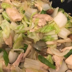 半端な野菜を使って！鶏むね肉と野菜のあんかけ炒め